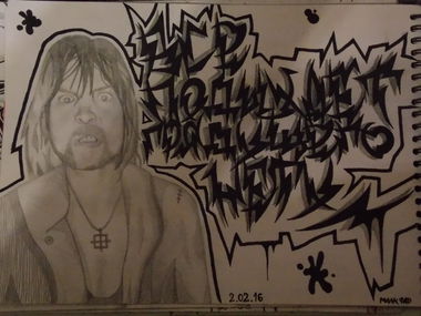 Graffiti Sketch - Photo by deadkennedis (2016)