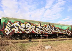 Graffiti Train - Photo by deadkennedis