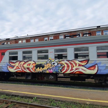 Graffiti Train - Photo by deadkennedis