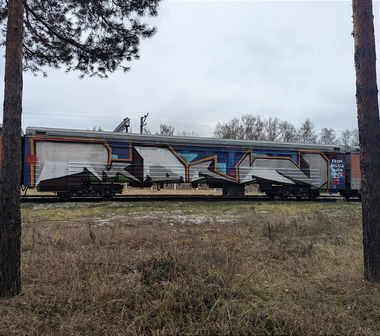 Graffiti Train - Photo by deadkennedis