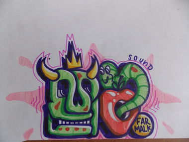 Graffiti Sketch - Photo by deadkennedis