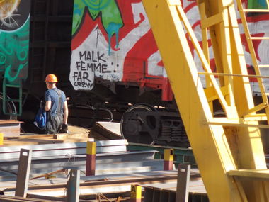 Graffiti Train - Photo by deadkennedis (2015)