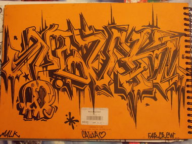 Graffiti Sketch - Photo by deadkennedis (2016)