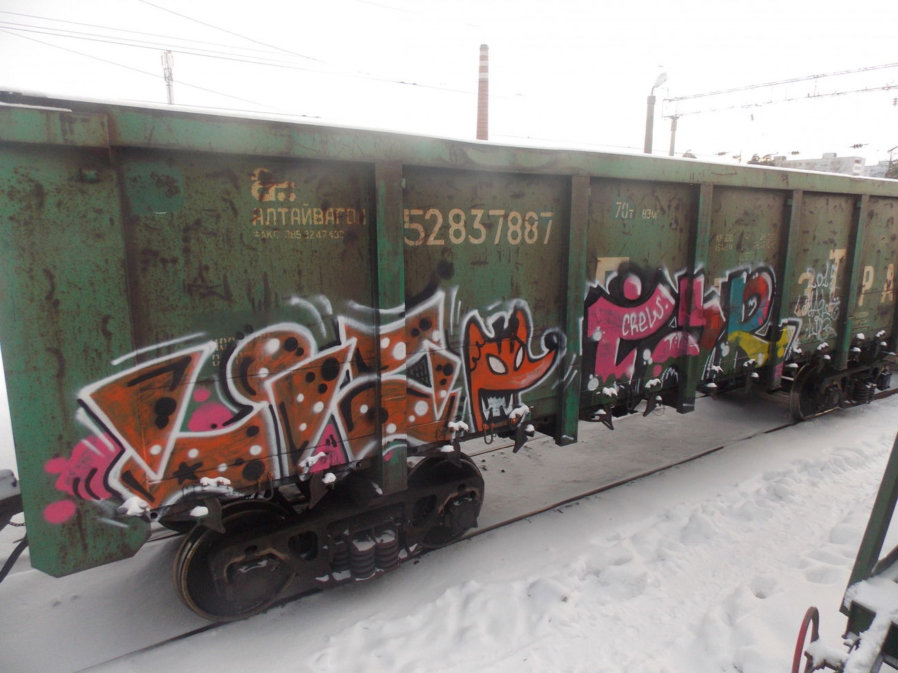 Graffiti Train - Photo by deadkennedis (2015)