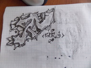 Graffiti Sketch - Photo by deadkennedis (2013)