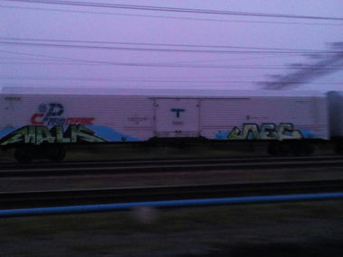 Graffiti Train in Курган - Photo by deadkennedis