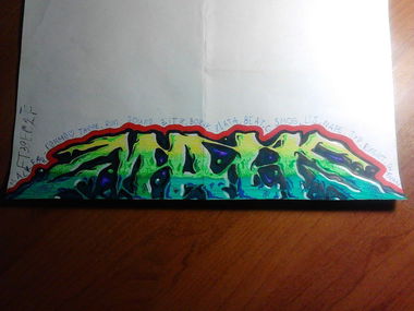 Graffiti Sketch - Photo by deadkennedis