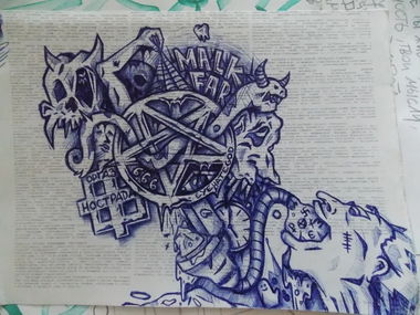 Graffiti Sketch - Photo by deadkennedis (2014)
