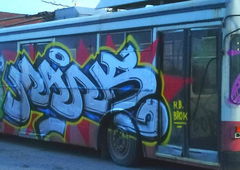 Graffiti Bombing - Photo by deadkennedis