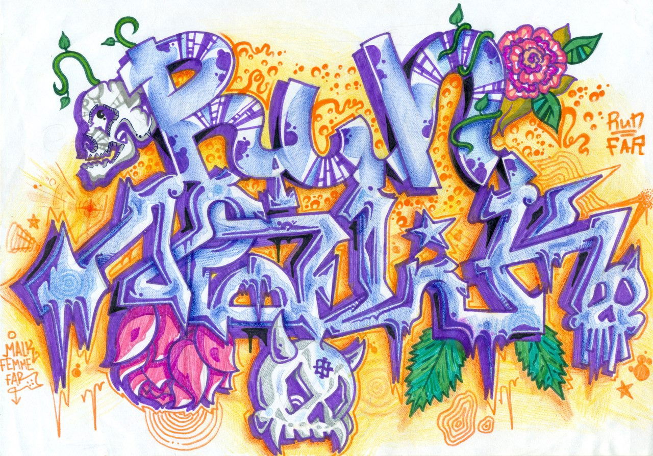 Graffiti Sketch - Photo by deadkennedis (2016)