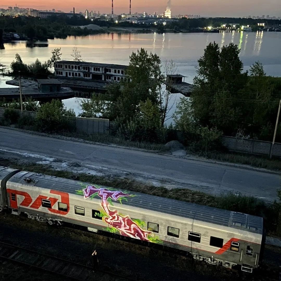 Graffiti Train - Photo by deadkennedis