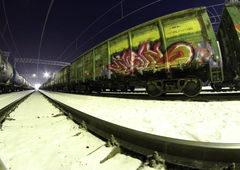 Graffiti Train - Photo by deadkennedis
