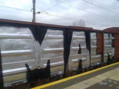 Graffiti Train - Photo by deadkennedis (2011)