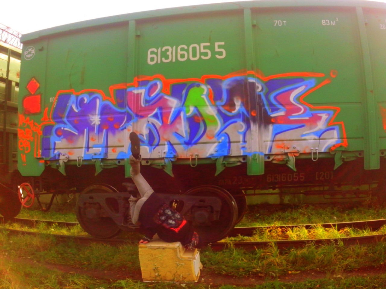 Graffiti Train - Photo by deadkennedis (2013)