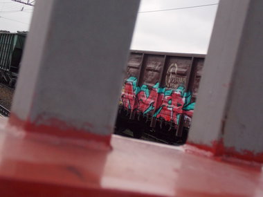Graffiti Train - Photo by deadkennedis (2015)