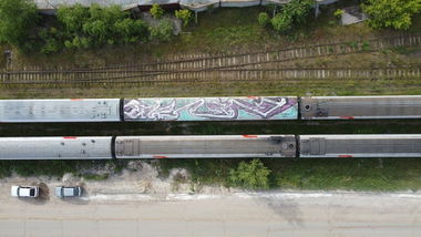 Graffiti Train - Photo by deadkennedis