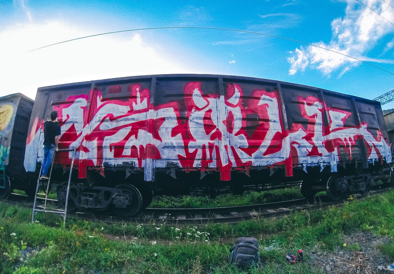 Graffiti Train - Photo by deadkennedis (2015)