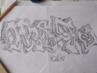 Graffiti Sketch - Photo by deadkennedis (2012)