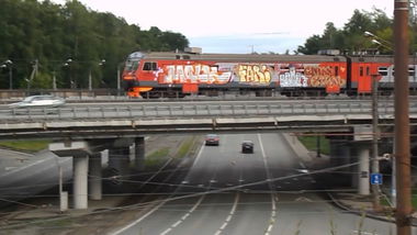 Graffiti Train - Photo by deadkennedis