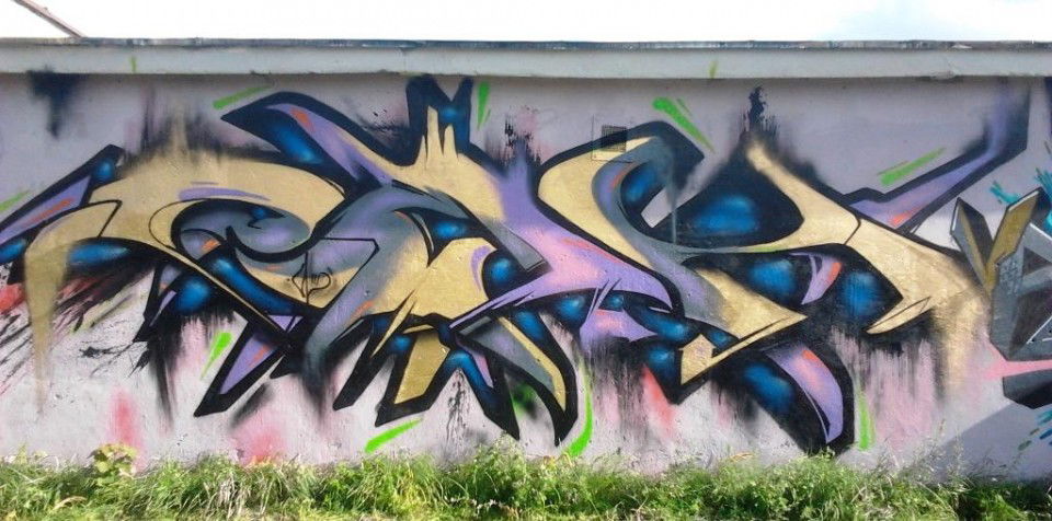 Graffiti Wall in Kazakhstan - Photo by defekt389 - vL, Suko!!! (2014)