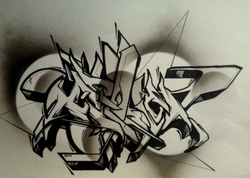 Graffiti Sketch - Photo by defekt389