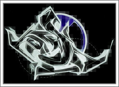 Graffiti Sketch in Puerto Rico - Photo by defekt389