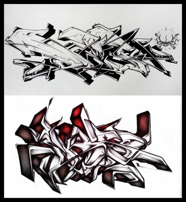 Graffiti Sketch - Photo by defekt389 - exchange, def, skare