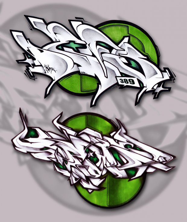 Graffiti Sketch - Photo by defekt389 - def, spoare153