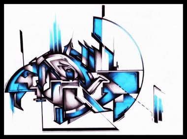 Graffiti Sketch in Indonesia - Photo by defekt389 - VL, VL, VL (2014)