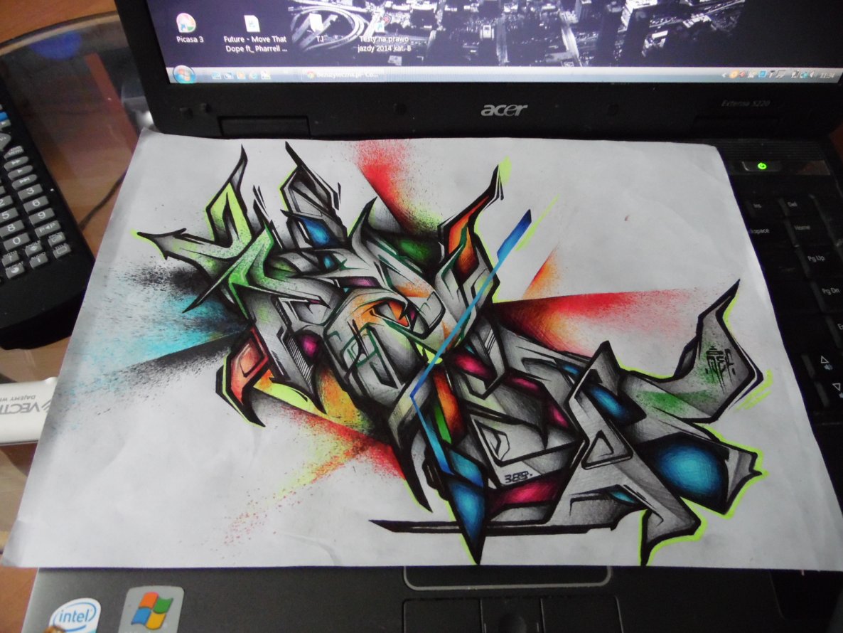 Graffiti Sketch - Photo by defekt389 - DEF, TDC, VL (2014)