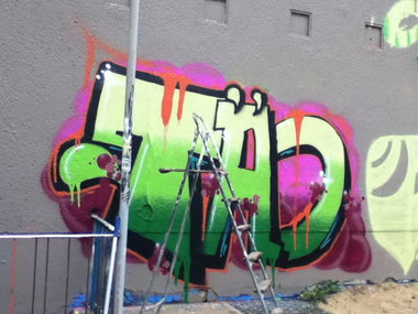 Graffiti Wall - Photo by deinemudda