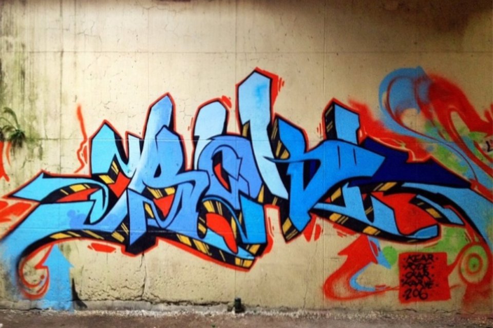 Graffiti Wall - Photo by deinemudda