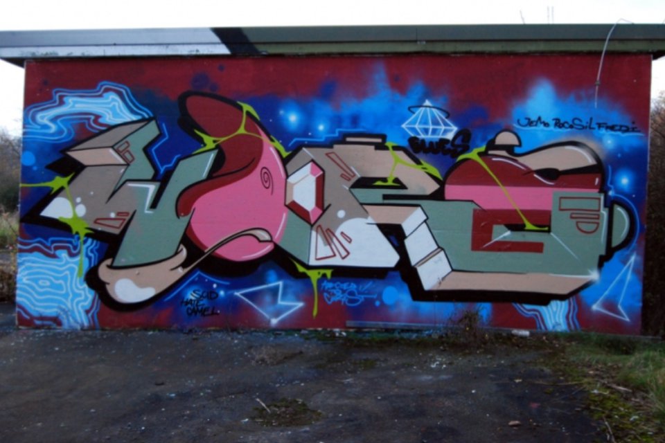 Graffiti Wall - Photo by deinemudda