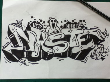 Graffiti Sketch - Photo by deinemudda