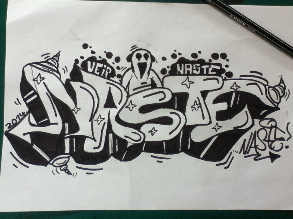 Graffiti Sketch - Photo by deinemudda