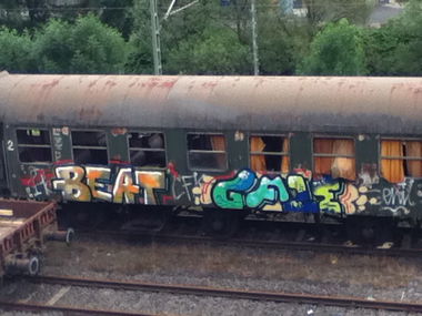 Graffiti Train - Photo by deinemudda
