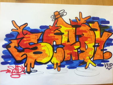 Graffiti Sketch - Photo by deinemudda