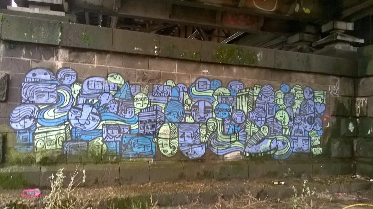 Graffiti Wall - Photo by deinemudda