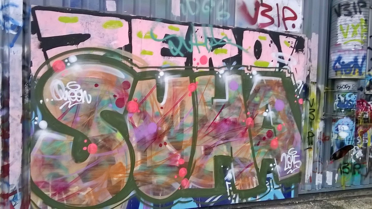 Graffiti Wall - Photo by deinemudda - suha (2015)