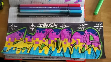 Graffiti Sketch - Photo by deinemudda