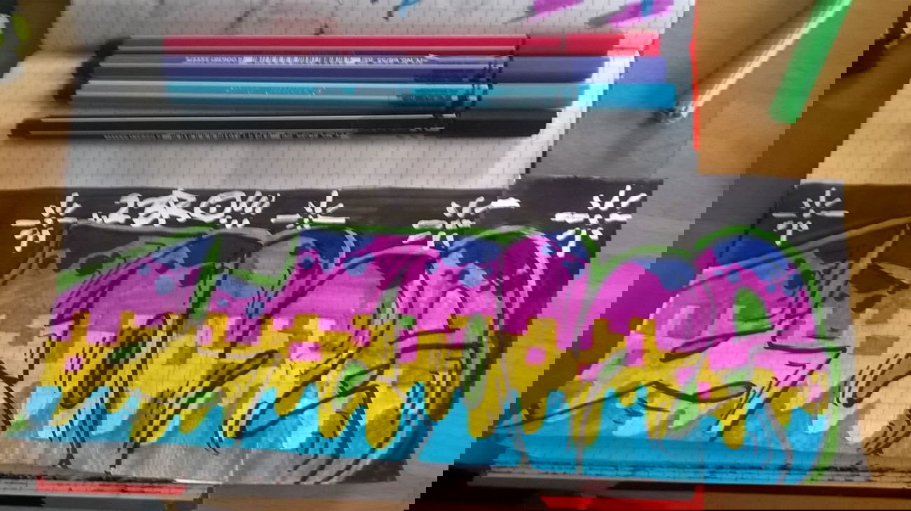 Graffiti Sketch - Photo by deinemudda