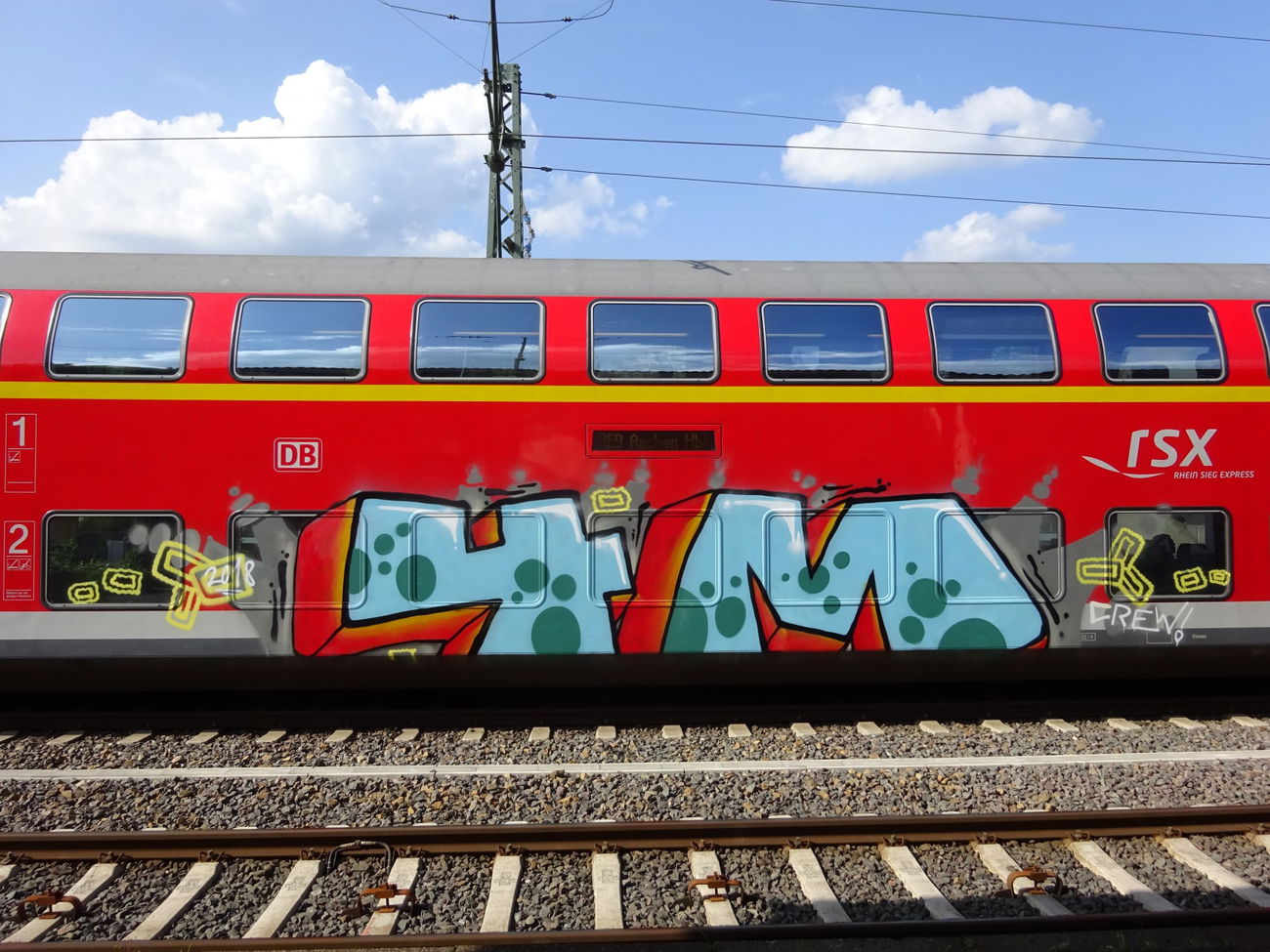 Graffiti Train - Photo by deinemudda (2018)