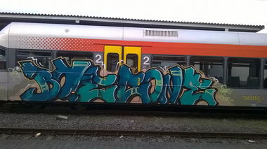 Graffiti Train - Photo by deinemudda