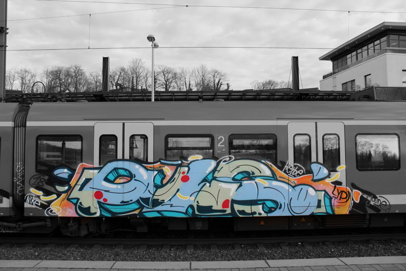 Graffiti Train - Photo by deinemudda (2018)