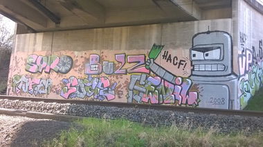 Graffiti Wall - Photo by deinemudda