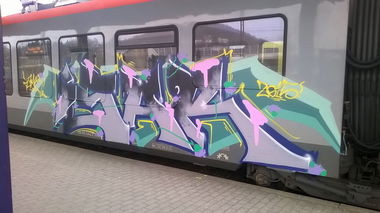 Graffiti Train - Photo by deinemudda