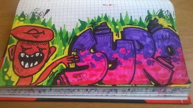 Graffiti Sketch - Photo by deinemudda
