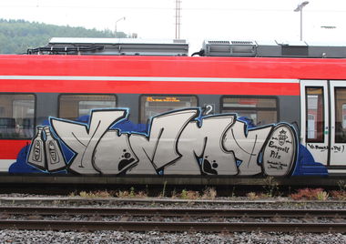 Graffiti Train - Photo by deinemudda