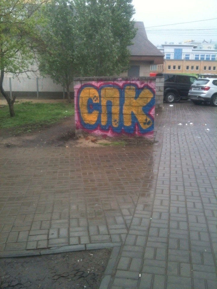 Graffiti Bombing - Photo by demos_spk - vodka, de, art