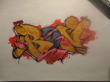 Graffiti Sketch - Photo by demos_spk - demos, for, iron